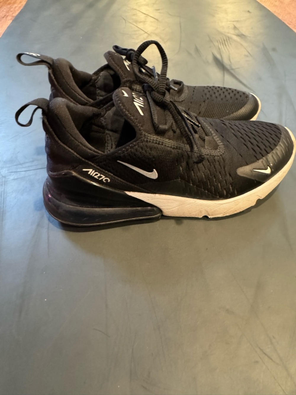Nike Black & White Air Max 270 Athletic Sneakers